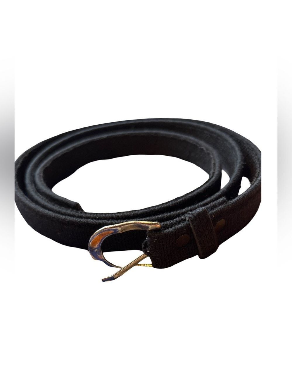 Black Belt with Silver Buckle 42” (3 for $12 item)